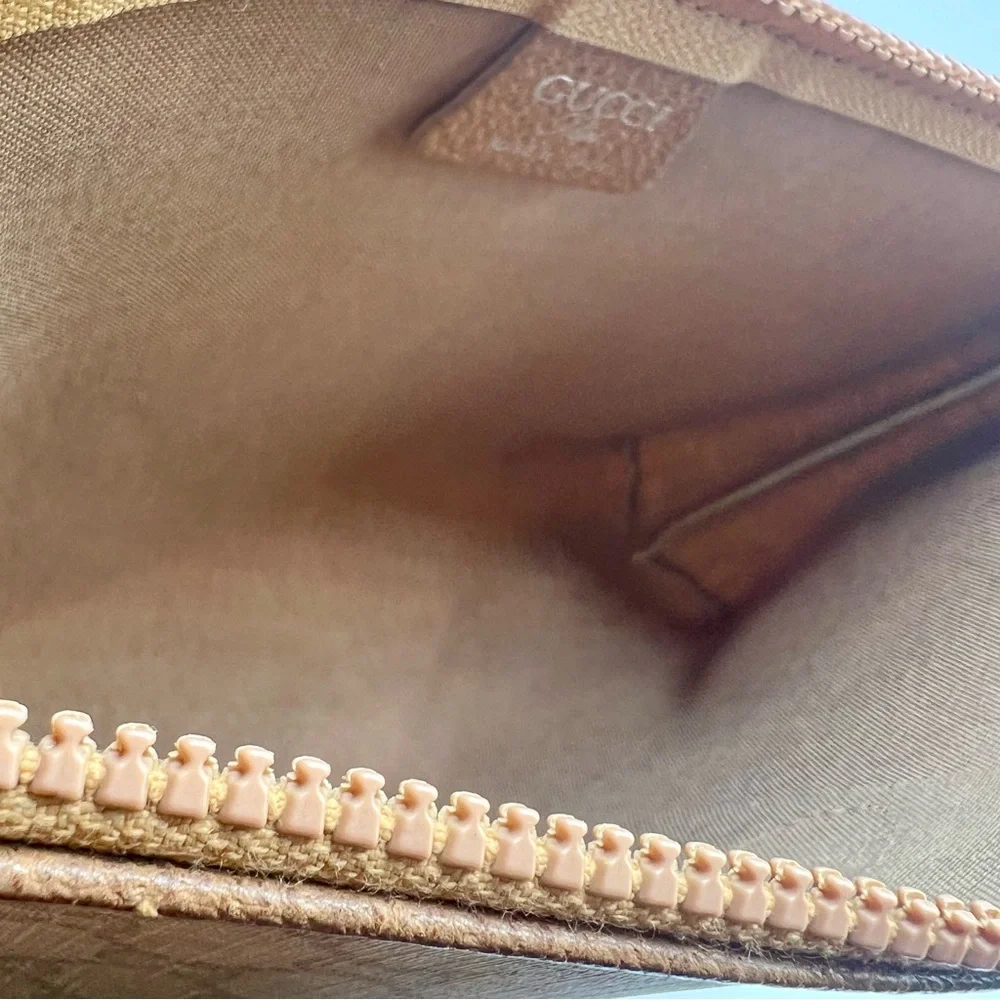 Gucci GG Plus Monogram Pouch / Cosmetic Case / Clutch